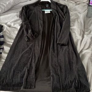 Forever 21 velvet long sweater